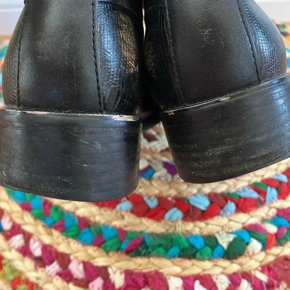 Ariat black croc leather ankle  boots - Picture 7 of 8